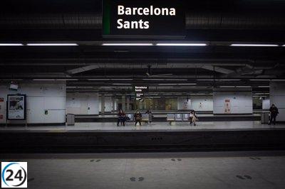 Una fallo en la catenaria pausa el servicio de gran velocidad entre Barcelona y Girona