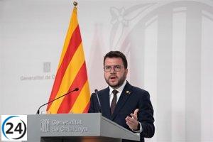 Aragonès alerta sobre la sequía como un problema persistente.