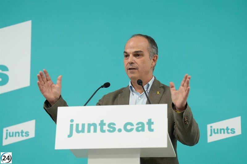 Turull de Junts augura que acuerdo de claridad será breve y solitario.