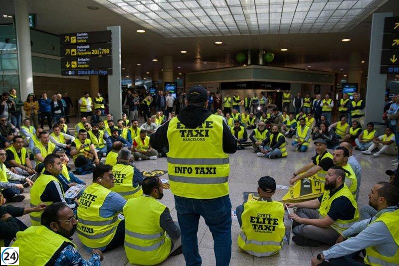 Élite Taxi cancela marcha lenta y se reunirá con Corrochano de Aena.