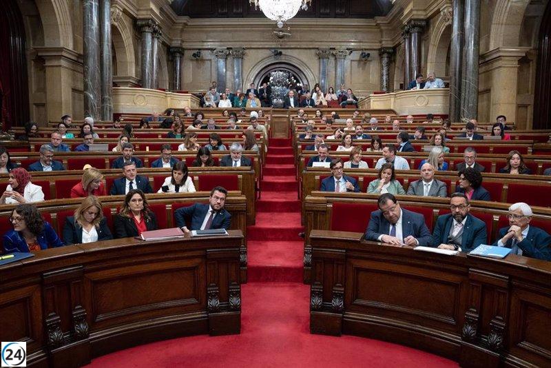 Partidos catalanes sugieren obras políticas y actuales en Sant Jordi.