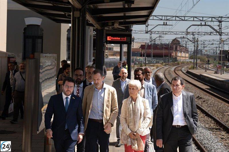 Adif sin respuestas por rotura de catenaria en estación de Gavà.