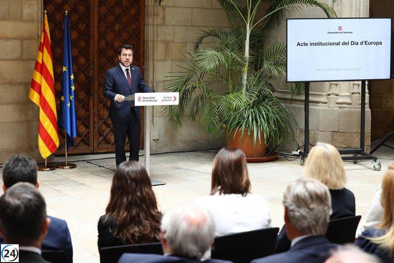 Aragonès cuestiona cierre del caso de espionaje con Pegasus después de informe de la Eurocámara.