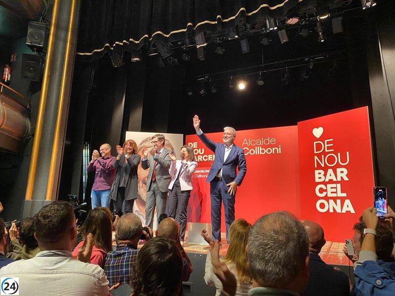 Robles apoya a Collboni y defiende el diálogo entre alcaldes socialistas en Barcelona.