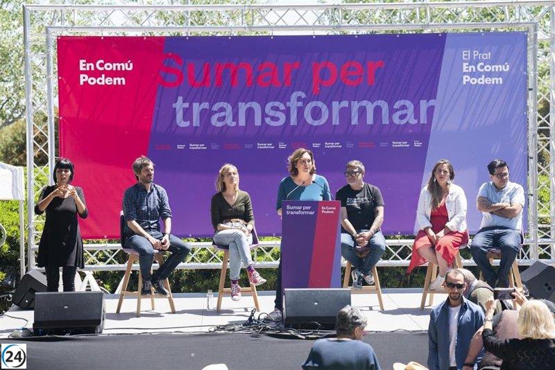 Colau utiliza a BComú como escudo contra la ampliación del Aeropuerto de Barcelona.