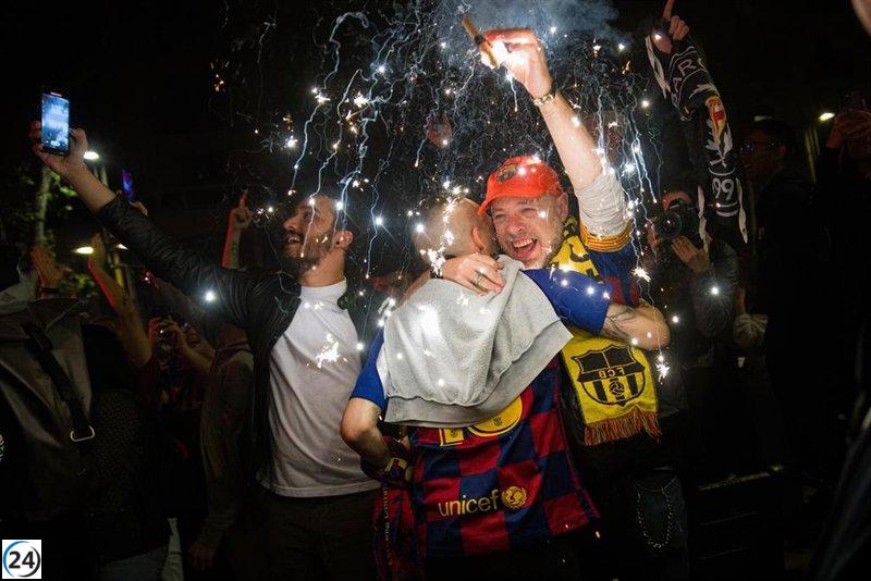 El Barcelona celebrará con rúa sus títulos de Liga.