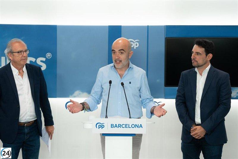Sirera del PP exige que Barcelona no sea moneda de cambio en las elecciones generales.