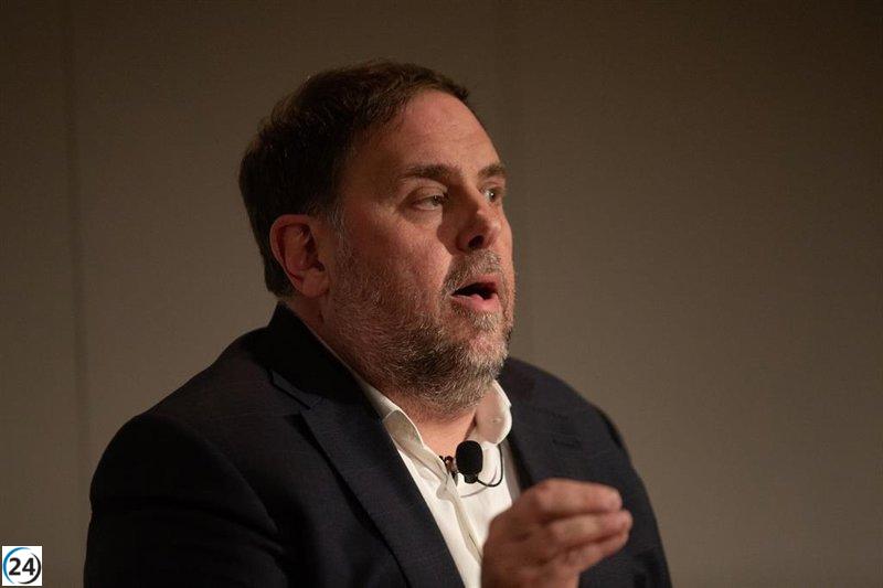 Junqueras asegura que ERC es la única protección ante un gobierno del PP y advierte sobre el PSOE.