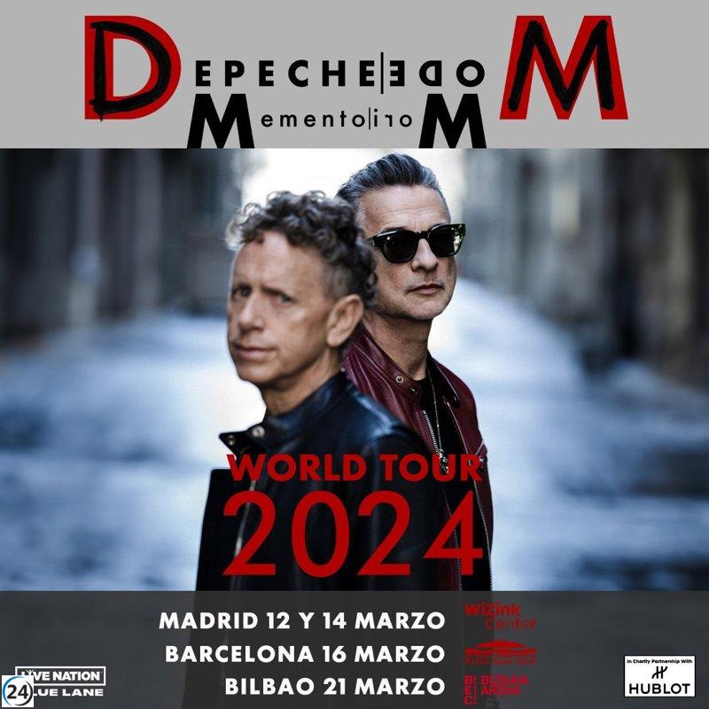 La banda Depeche Mode dará conciertos en Madrid, Barcelona y Bilbao en marzo de 2024.