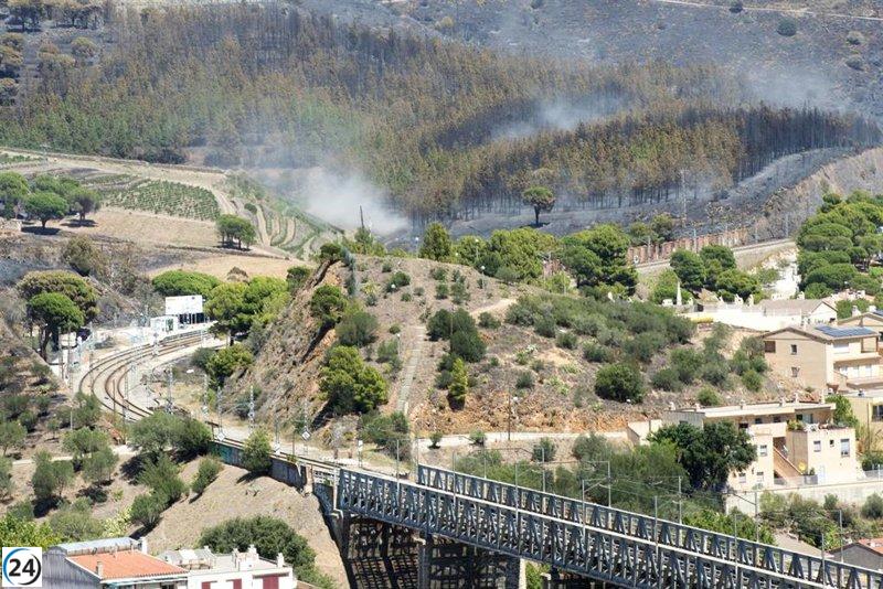 El incendio de Portbou en Girona se encuentra bajo control y el desconfinamiento llega a su fin