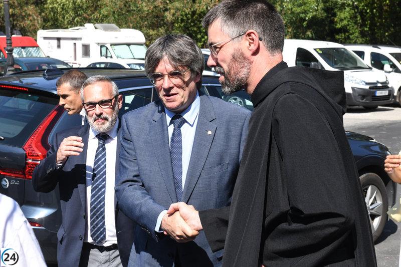 El separatista Carles Puigdemont acude al acto de homenaje a Pau Casals en Francia
