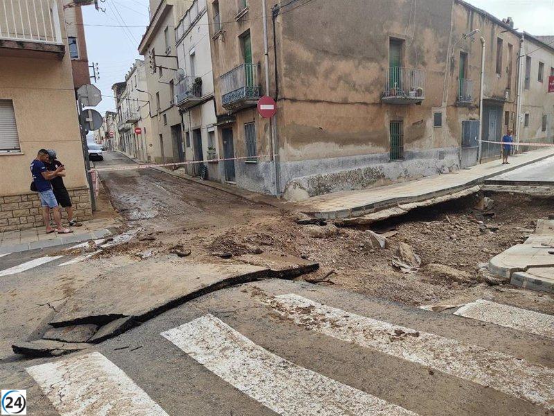 Valientes rescatistas salvan a 12 personas de las inundaciones en las Terres de l'Ebre (Tarragona)