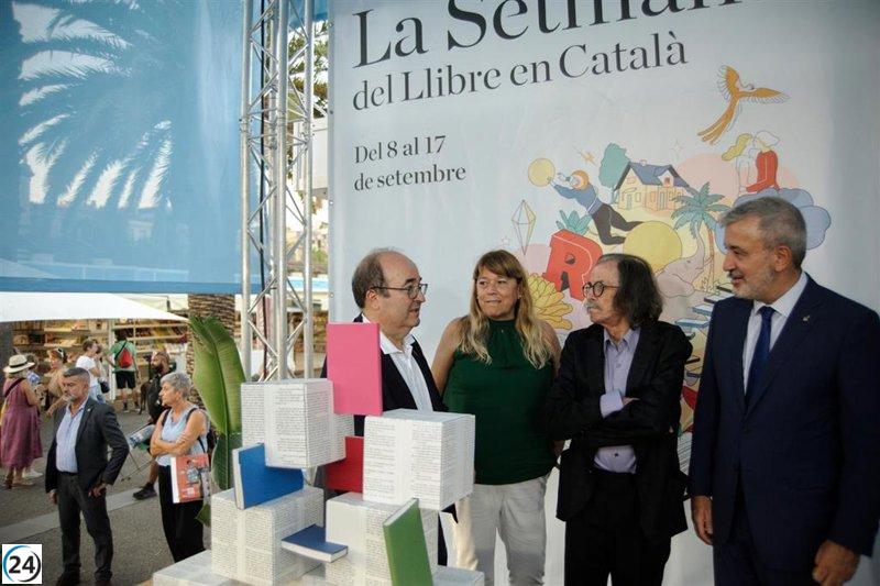 Líderes políticos catalanes respaldan la inauguración de la 41 Setmana del Llibre en Català.