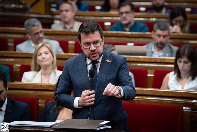 Aragonès lidera el Debate de Política General mientras Feijóo busca ser investido