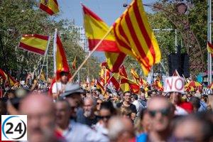 Histórica manifestación en Barcelona: 300.000 personas protestan contra la amnistía y la Urbana, según la SCC.