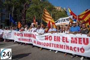 Aragonès atribuye la manifestación en Barcelona al fracaso de la derecha y la extrema derecha.