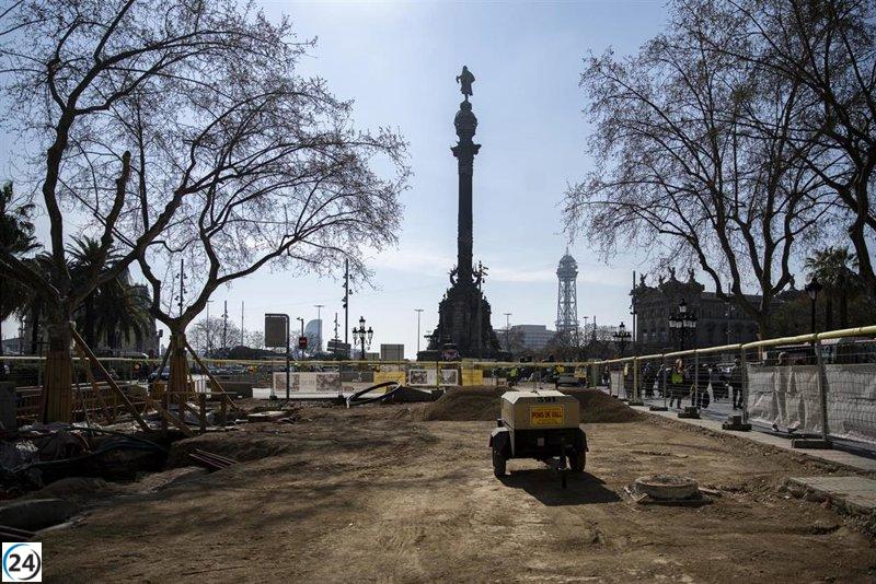 Barcelona acelera la finalización de la renovación de La Rambla para enero de 2027 tras modificar el plan.