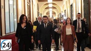 Aragonès insiste en que la amnistía es vital para desbloquear el camino hacia el referéndum.