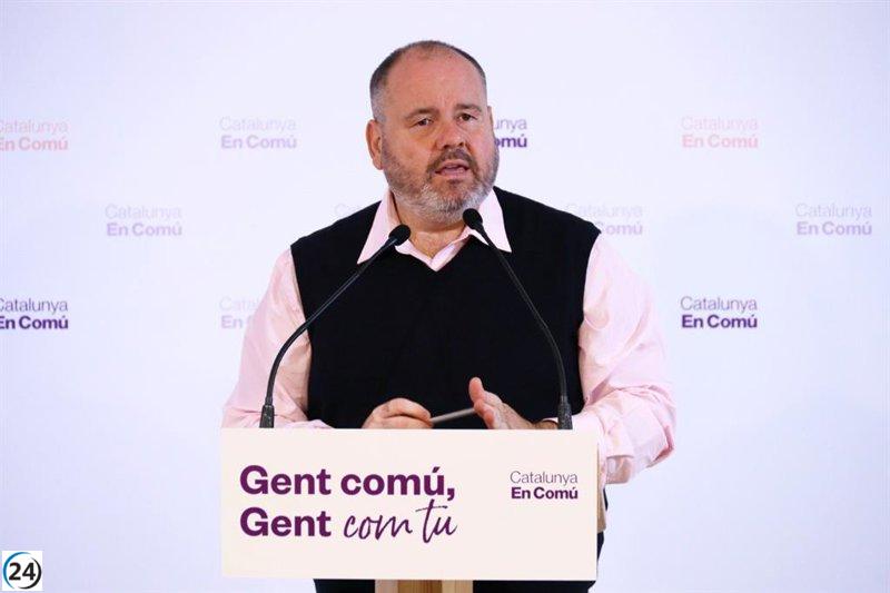 Comuns niegan reconocimiento de Cataluña como