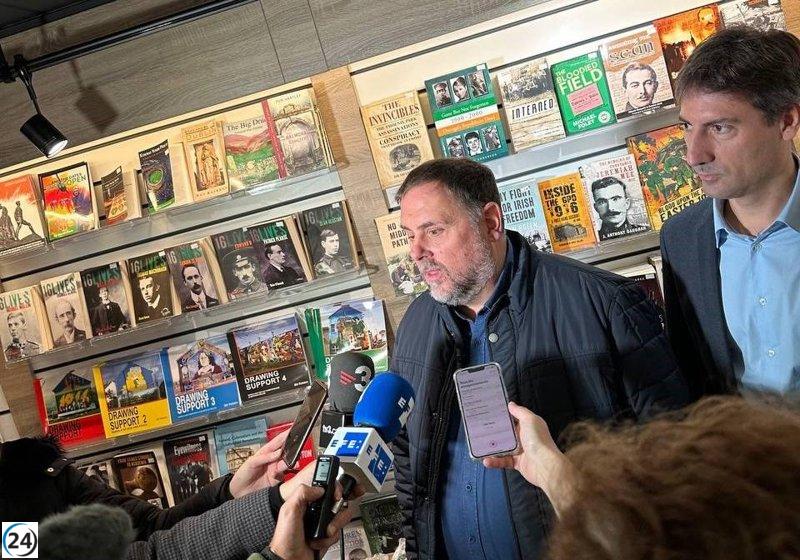Junqueras de ERC descarta acuerdo de investidura sin acciones por parte del Gobierno español