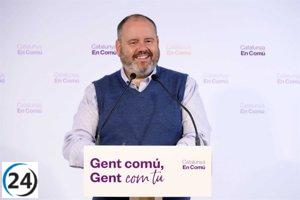 Comuns confían en la aceptación de la investidura tras el acuerdo PSOE-Sumar sin oposición de fuerzas progresistas.