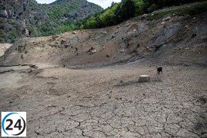 Los embalses de las cuencas internas catalanas caen por debajo del 20% y continúan su descenso.