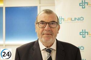 Joan M. Adserà se convierte en el presidente de La Unió Associació d'Entitats Sanitàries i Socials