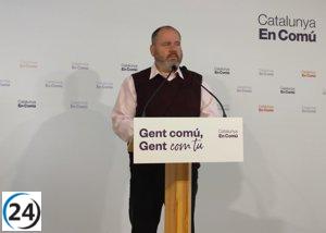 Mena (Comuns) niega inclusión de Borràs (Junts) en la amnistía: 