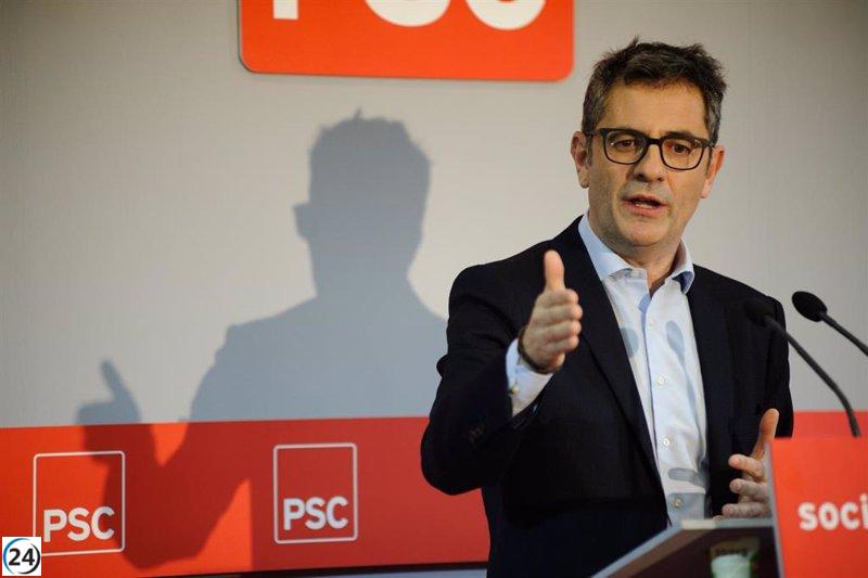 Bolaños afirma que el Ministerio del Interior dará curso a la solicitud de escolta de Puigdemont.