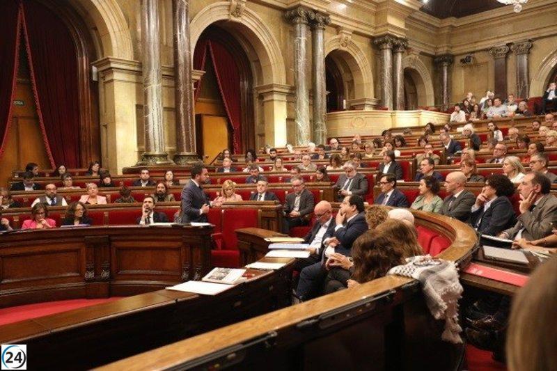 Debate del código de finanzas públicas en el Parlament este miércoles
