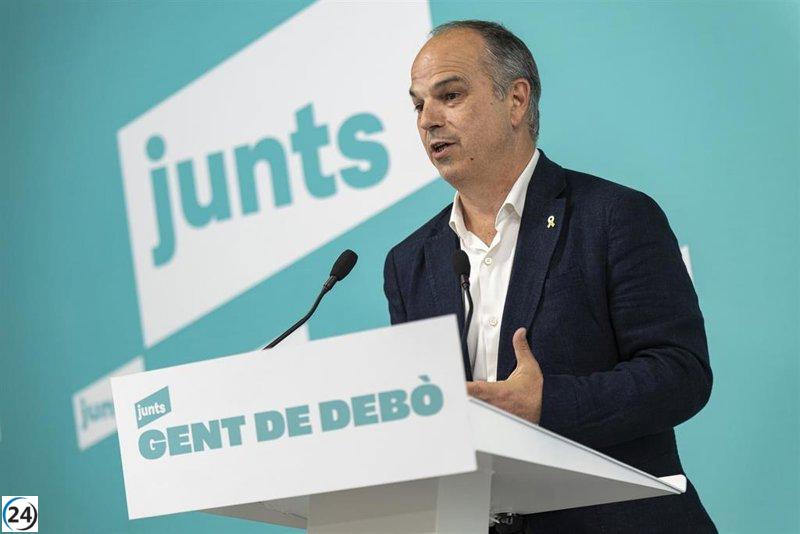 Turull (Junts) niega pactos de indulto fuera de la amnistía.