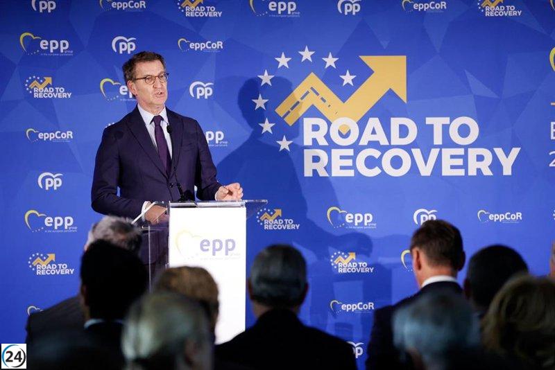 Feijóo: Sánchez fractura el acuerdo en política exterior al tomar posición sobre Palestina.