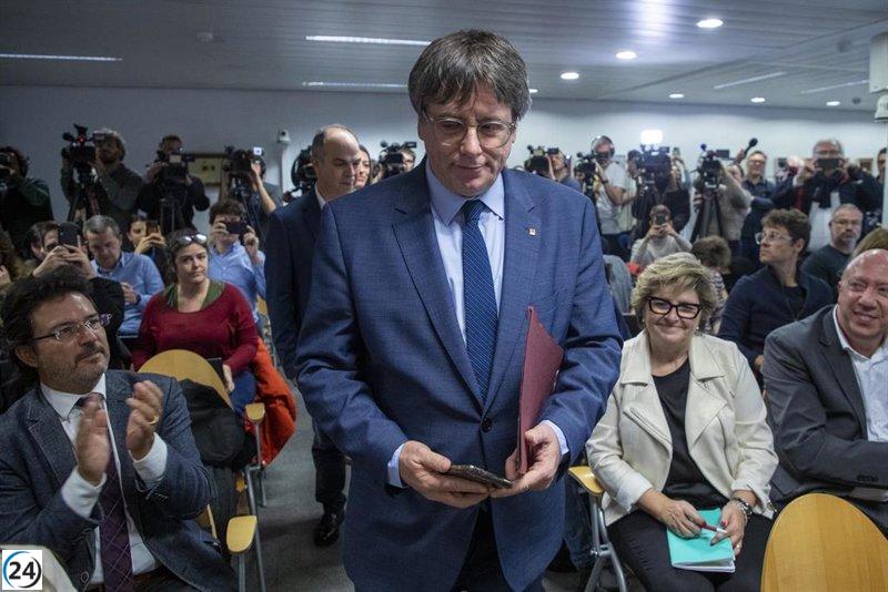 Puigdemont amenaza con apoyar una moción de censura contra Sánchez si no cumple acuerdo de gobierno