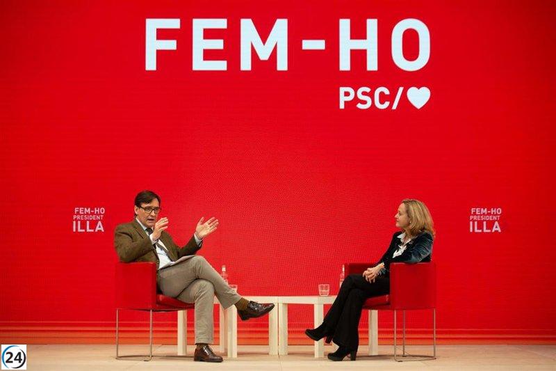 Illa, del PSC, aplaude el nombramiento de Calviño como