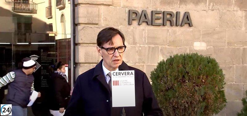 Illa (PSC) exhorta a Aragonès a evitar excusas y divisiones en el uso de la financiación.