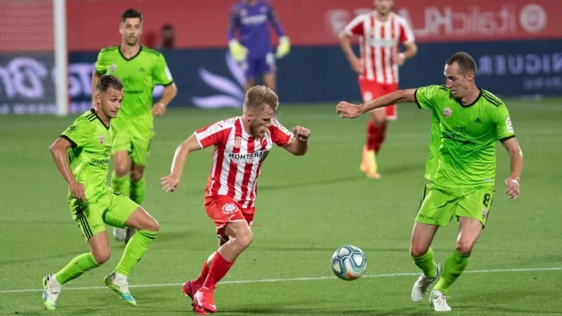 El Girona seguirá en Segunda División tras vencer al Almería en el playoff de ascenso