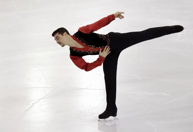 El patinador Javier Fernández visita Barcelona para dar una exhibición de patinaje artístico